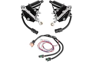 Charouse 914015 Pair Electric Headlight Headlamp Motor Conversion Kit Front Left & Right Compatible with Chevy Chevrolet Corvette C3 1968-1982 4-Pins