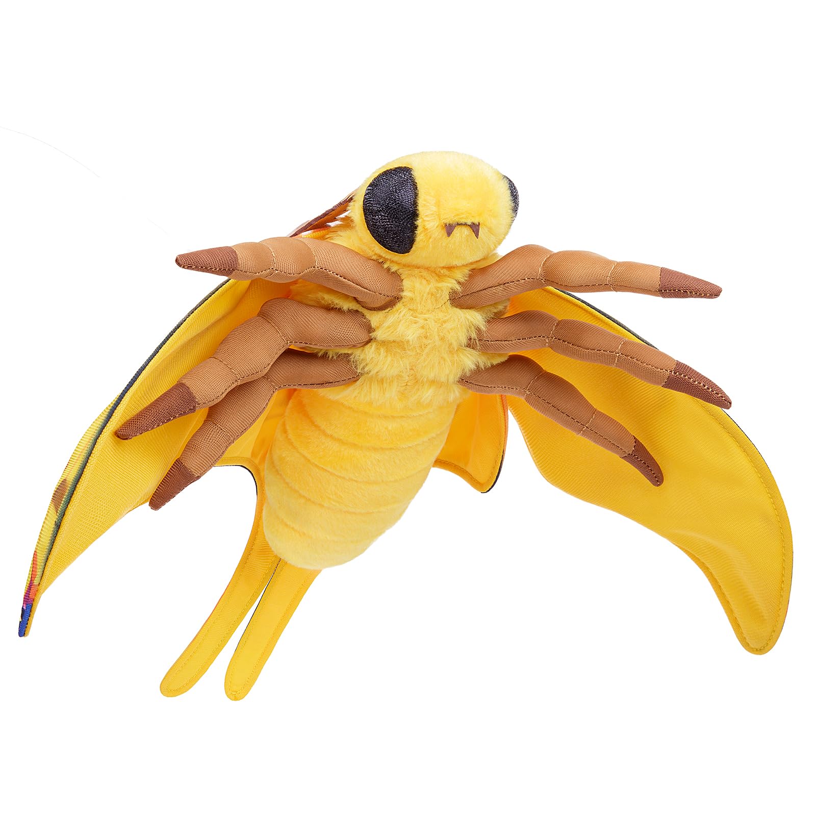 lilizzhoumax Simulation Luna Moth Plush Toy 14.96inch Soft Realistic Luna Moth Stuffed Animal Plush Toy for Kids Insect lovers Boys and Girls Gifts Home Decoration yellow — image 1