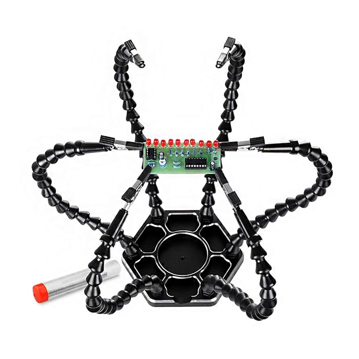 Buy Soldering Helping Hands, NOEVSBIG Third Hand Holder with Six