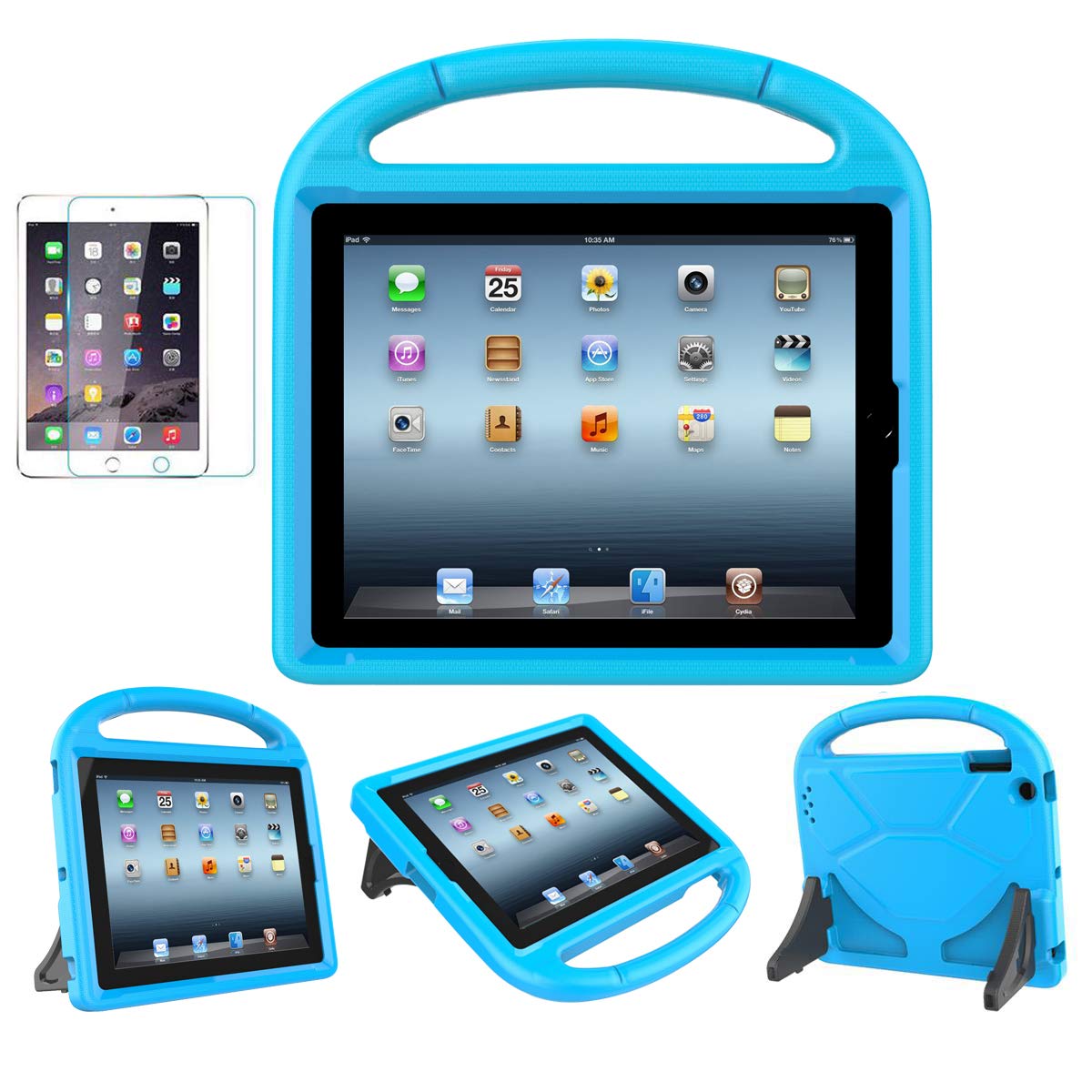 iPad 2/3/4 KidProof Case SUPLIK Durable Shockproof