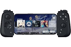 Razer Kishi V2 Gaming Controller for Android & iPhone 15 Series (USB C): Console Quality Controls - Stream PC, Xbox, PlayStation Games on Phone, Mobile - Passthrough Charging - Virtual Controller Mode