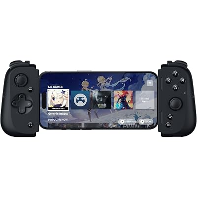Razer Kishi V2 Gaming Controller for Android & iPhone 15 Series (USB C): Console Quality Controls - Stream PC, Xbox, PlayStation Games on Phone, Mobile - Passthrough Charging - Virtual Controller Mode