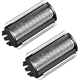 Replacement Foil Blade Compatible with MANSCAPED The Lawn Mower 5.0 Ultra Hair Trimmer,Stainless Steel Groin Hair Foil Shaver Head for Close Body Hair Grooming,2 Pack