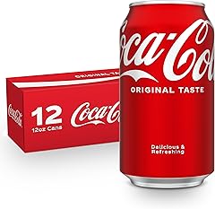 Coca-Cola Fridge Pack Soda Soft Drink, 12 fl oz Cans, 12 Pack - Classic Cola Soda Cans