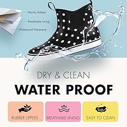 Women's Deck Boots Ankle Rain Boots Fishing Boots