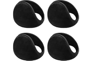 Premillow Ear Muffs for Winter - Fleece Lined Ear Warmers Foldable Adjustable for Women Men Cold Weather Running Cycling Ski