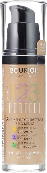 Bourjois 123 Perfect Medium Coverage Foundation 52 Vanilla 30 ml view 2