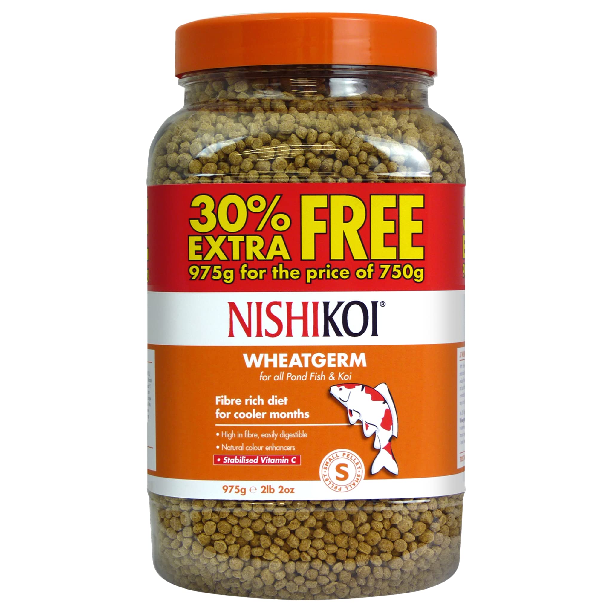 Nishikoi Wheatgerm 750g + 30% (Small Pellet)