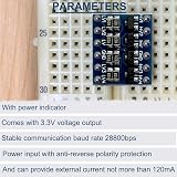 DAOKAI 10Pcs 4-Channel Logic Level Converter 3.3V-5V Bi-Directional Shifter view 5