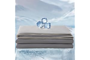COTTEBED Summer Cooling Comforter for Twin/Twin XL Bed Grey, Double Sided Cold Q-Max 0.5 Spandex Fabric, Ice Cool Blanket for Hot Sleeper Silky Soft Lightweight Quilt for College Dorm Kid Girl Boy