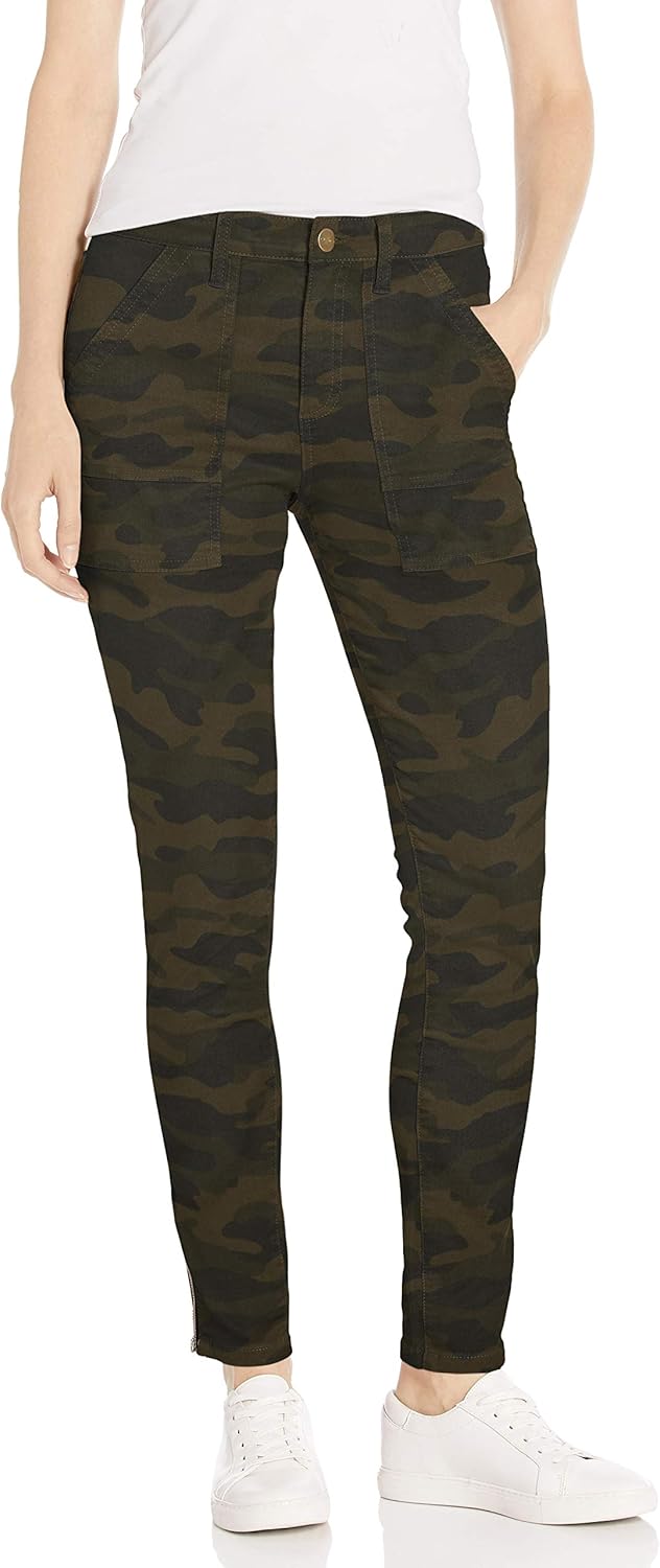 Amazon.com: Amazon Brand - Daily Ritual Women's Stretch Twill High-Rise Ankle-Zip Utility Pant 