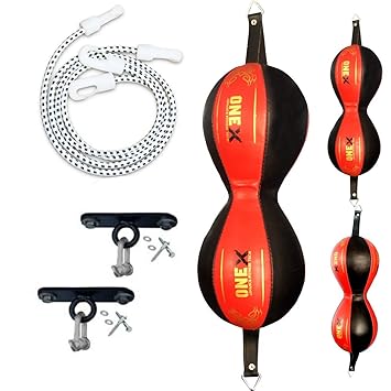 Onex Leather Double End Dodge Speed Ball Mma Boxing Floor To