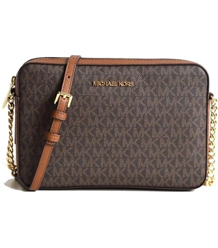 Michael Kors Jet Set Charm Small Oval Camera Crossbody Black One