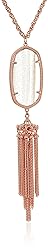 Kendra Scott Signature Rayne Rose Gold Dusted Glass