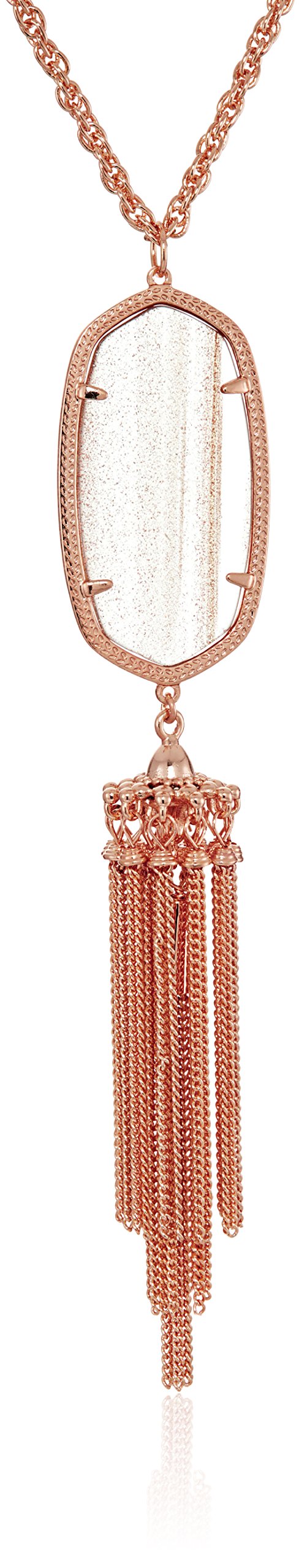 Kendra Scott Signature Rayne Rose Gold Dusted Glass