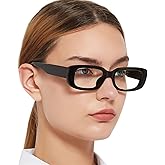 MARE AZZURO Stylish Reading Glasses Women Unique Readers 0 1.0 1.25 1.5 1.75 2.0 2.25 2.5 2.75 3.0 3.5 4.0 5.0 6.0 (Black, 250)