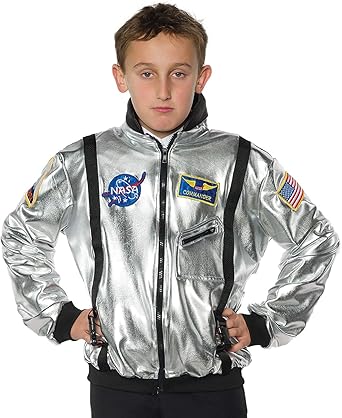 jaqueta prata infantil