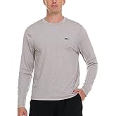 Reebok Rash Guard for Men, Long Sleeve Mens Swim Shirt, Fishing Hiking UPF+ 50 UV Protection