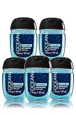 Bath & Body Works Ocean for Men Pocketbac Sanitizer, Pack of 5
