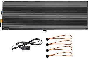 Toriexon Snow Melting Mats Outdoor 20 x 60 inch, Non-Slip Heated Outdoor Mats 338W 120V, Heated Driveway Mats with UL and ETL Certificate Power Cord, Suitable for Most Entryways