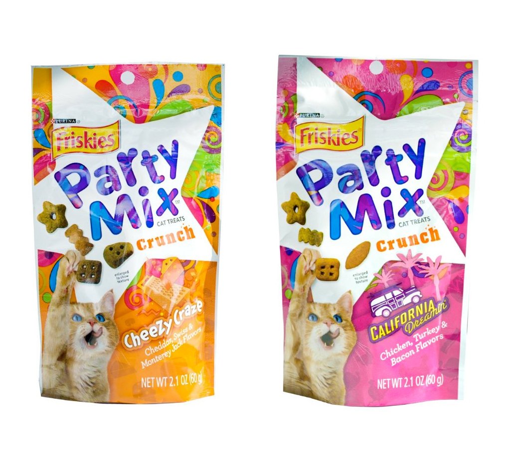 Friskies Party Mix Crunch Variety Pack (9 Flavors) Wild West, Morning