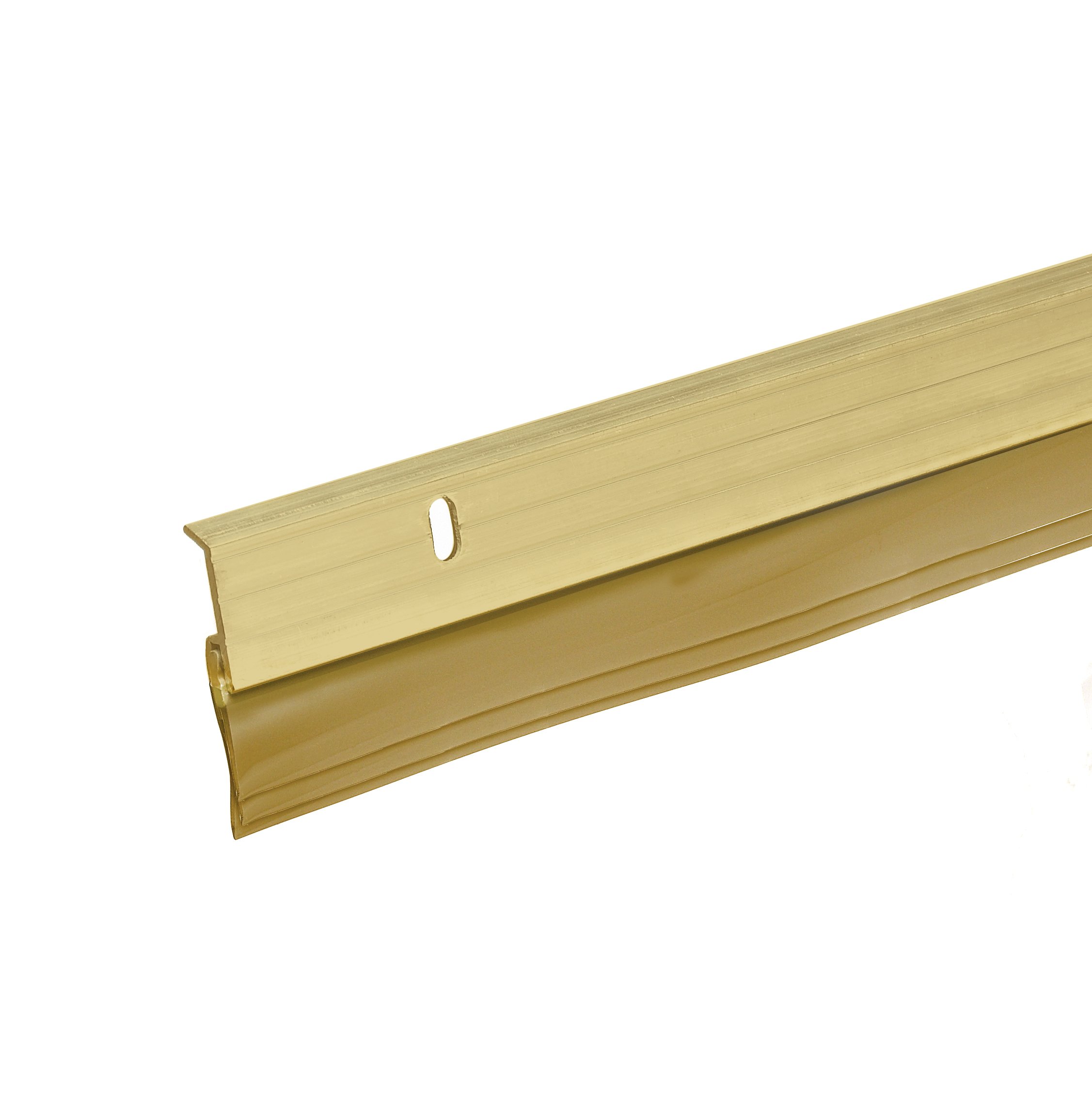 Photo 1 of Frost King 3A58 Premium Aluminum and Triple Seal Vinyl Sweep, Gold