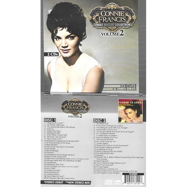 洋楽 Connie Francis - 19 Original Albums & Connie-Francis-19-Original-