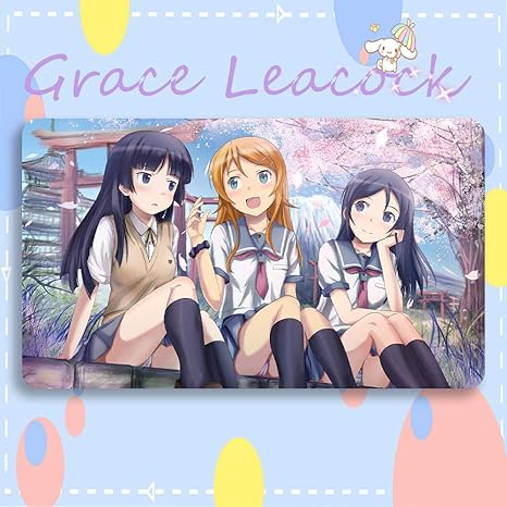 Amazon Graceleacock カードゲームプレイマット 遊戯王 プレイマット 俺の妹がこんなに可愛いわけがない ごこう るり Tcg万能 収納ケース付き アニメ 萌え カード枠なし 60cm 35cm 0 3cm トレカ 通販