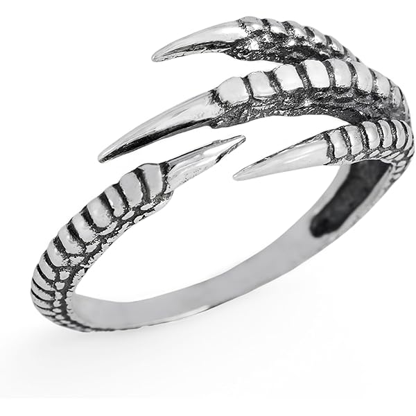 Vintage 925 Sterling Silver Lizard Ring Designer Ring