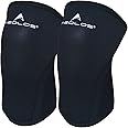 AEOLOS Knee Sleeves (1 Pair)，7mm Compression Knee Braces for Heavy-Lifting,Squats,Gym and Other Sports(Large,22Black3)
