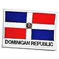 Dominican Republic Flag Patch Dominican Republic Country Flag Iron on Sign Badge Costume Uniform Emblem Patch Flag Military Stickers Embroidery Iron On Sewing (05)