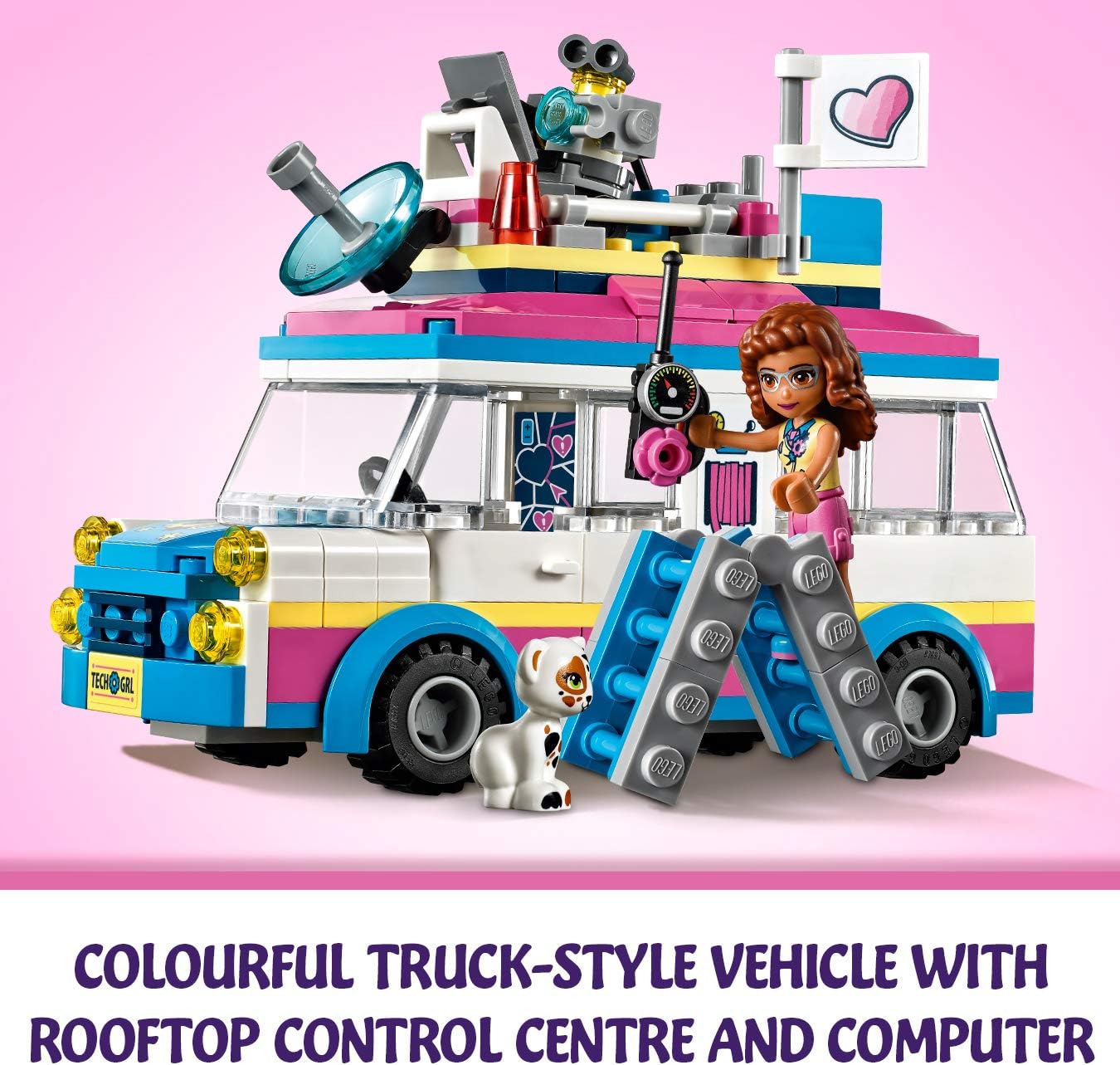 lego friends heartlake olivia's mission vehicle toy