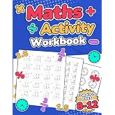 Maths Activity Workbook For Kids Ages 8-12 | Addition, Subtraction, Multiplication, Division, Decimals, Fractions, Percentages, and Telling the Time | ... KS2 | Large Print | Paperba (Maths For Kids)