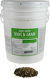 Handy Pantry Protein Powerhouse Sprouting Seed Mix: 35 Lb - Organic, Non-GMO - Sprouting Sprouts, Food Storage. High Protien Sprouts - Pea, Mung, Green Pea, Adzuki