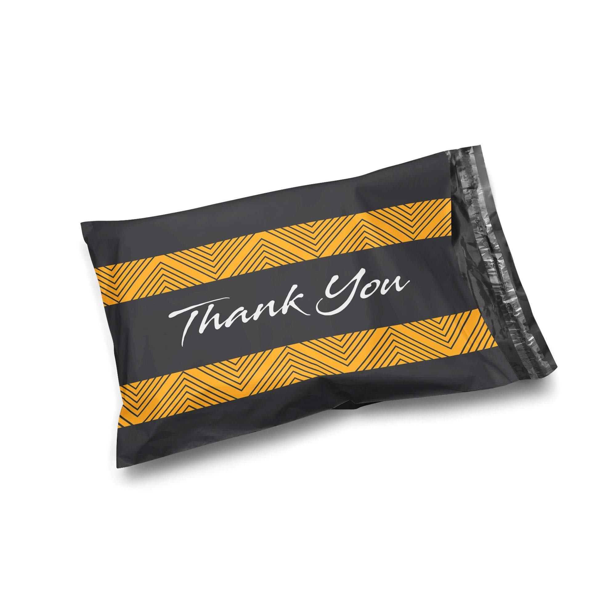 6 X 9 Glossy White Decorative Thank You Plastic Poly Mailer Bags Waterproof Shipping Mailing Envelope 2 Mil For Apparel Clothes Shirts Books Permanent Adhesive Seal 306359516263088134