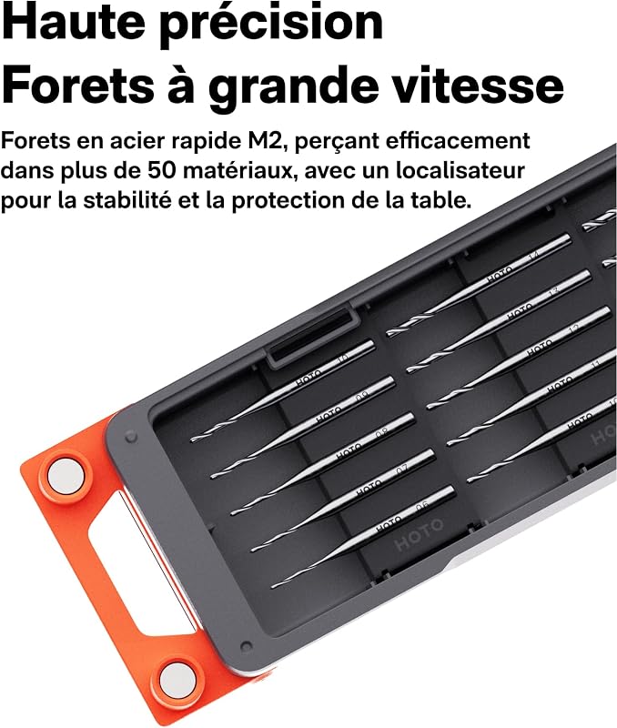 SNAPBLOQ D-A03 Kit de perceuses électriques sans fil à 3 vitesses, LED, 20 en 1 Kit portable pour bijoux, résine, plastique, bois, bricolage