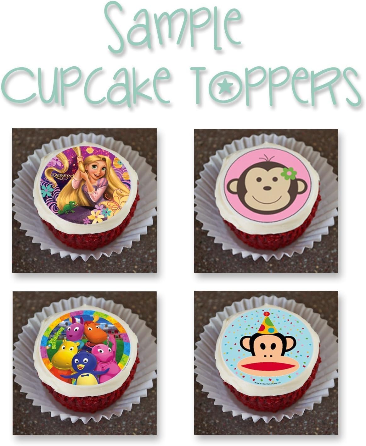 Amazon Com Baby Owls Boy Edible Cupcake Toppers Decoration