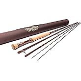 Moonshine Rod Company Fly Fishing Rod with Carrying Case and Extra Rod Tip