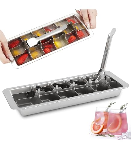 Amazon.com: HIC Kitchen Vintage Style Ice Cube Tray, Freezes 18