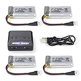 Cheerwing 4-in-1 Charger & 4pcs 3.7V 350mAh