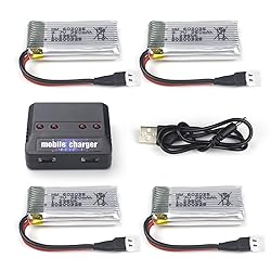 Cheerwing 4-in-1 Charger & 4pcs 3.7V 350mAh