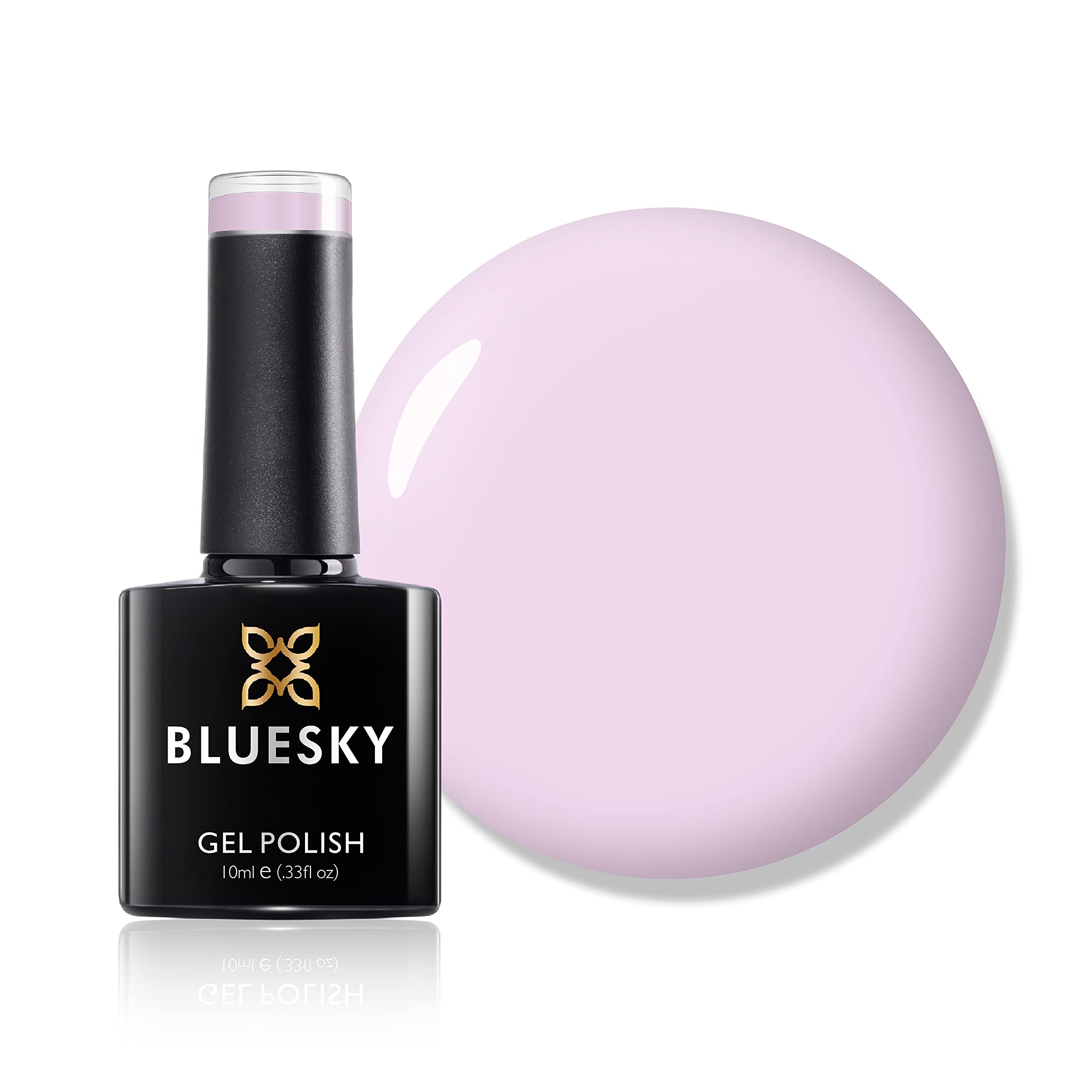 Bluesky Bluesky Gel Polish, Romantique, 80504, 10 ml, Gel Soluble Nail Polish, Pink, Nake, Pastel (Curing Under UV/LED Lamp Required) Pack (x)