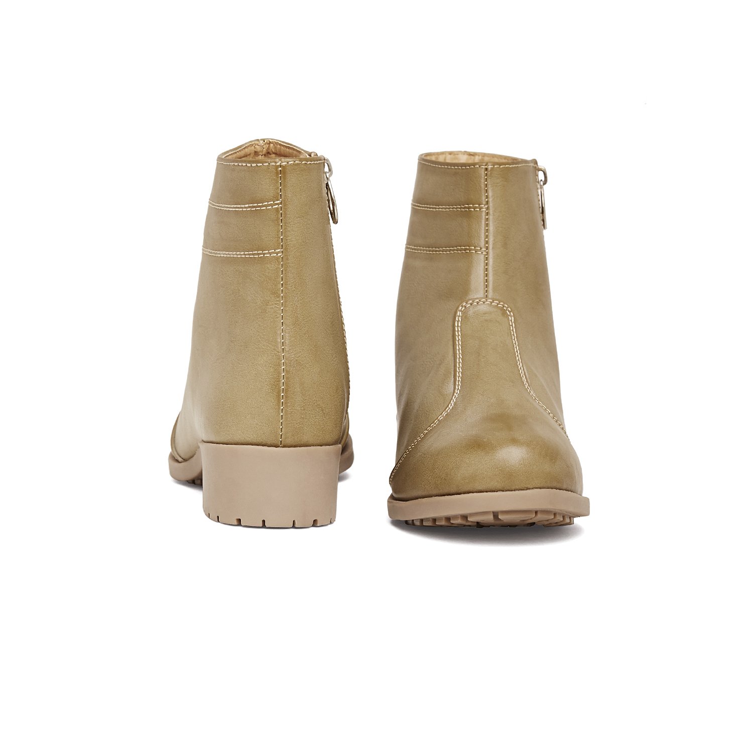 marc loire women's camel zipper boots ml0012412936