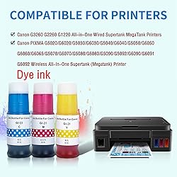 oranysty Compatible GI-21 g21 Ink Bottles Color