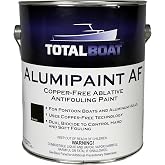 TotalBoat AlumiPaint AF Aluminum Boat Antifouling Bottom Paint - Black Gal | Copper-Free Dual Bicode Ablative Marine Paint for Aluminum Boats; Use on Hulls, Pontoons and Outdrives