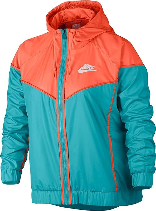 orange nike jacket women's