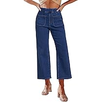 Luvamia Wide Leg Jeans for Women Pull On High Waisted