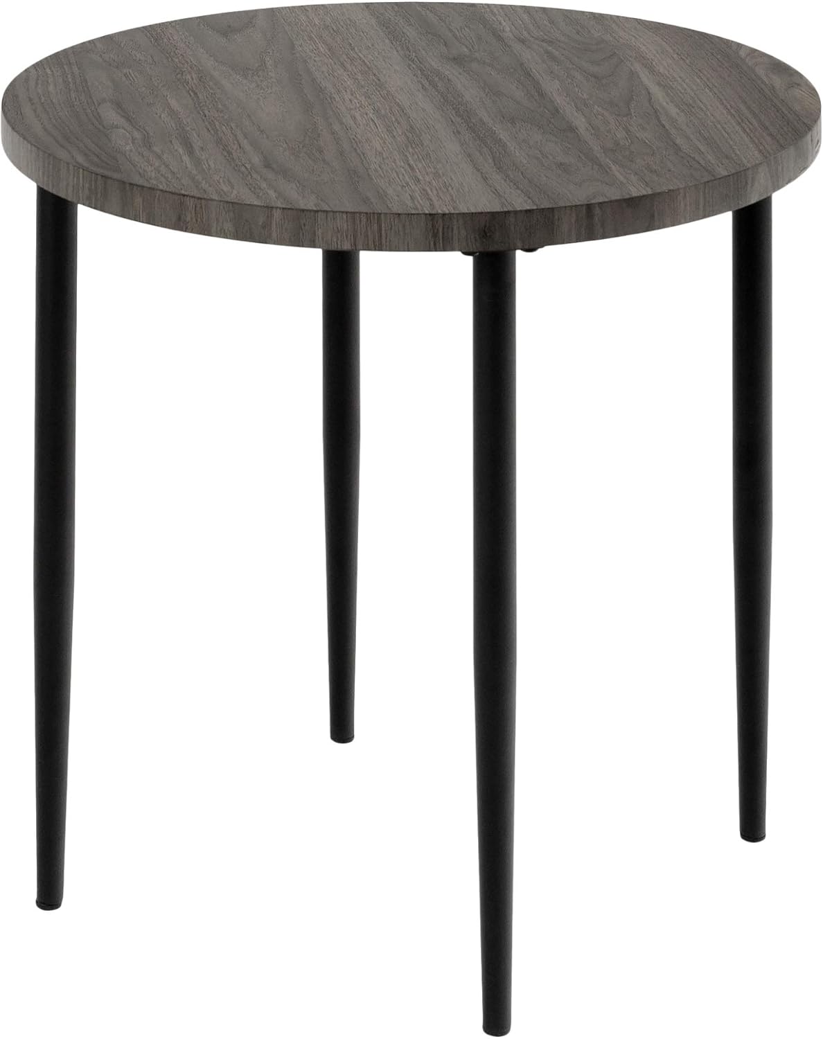 Walker Edison Furniture Company 3 Piece Modern Round Nesting Coffee Table Set Living Room Accent Ottoman Storage Shelf, Set of 3, Birch: Furniture & Decor