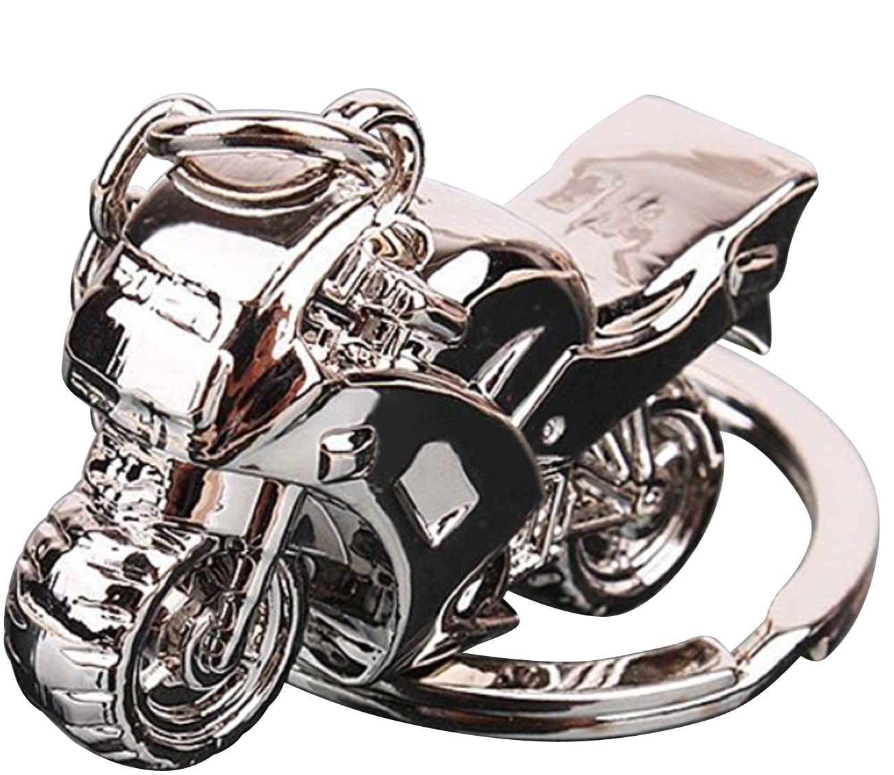Sportigo® Motorcycle/Biker Keyring in Silver Colour/Gift/Present