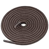 DELELE 2 Pair 47.24" Round Waxed Shoelaces